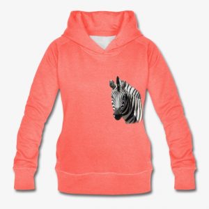 DamenHoodie_koralle_Zebra2