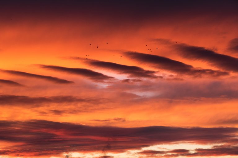 Seelenfragmente zurückholen; Wolken; Sonnenuntergang; Abendrot